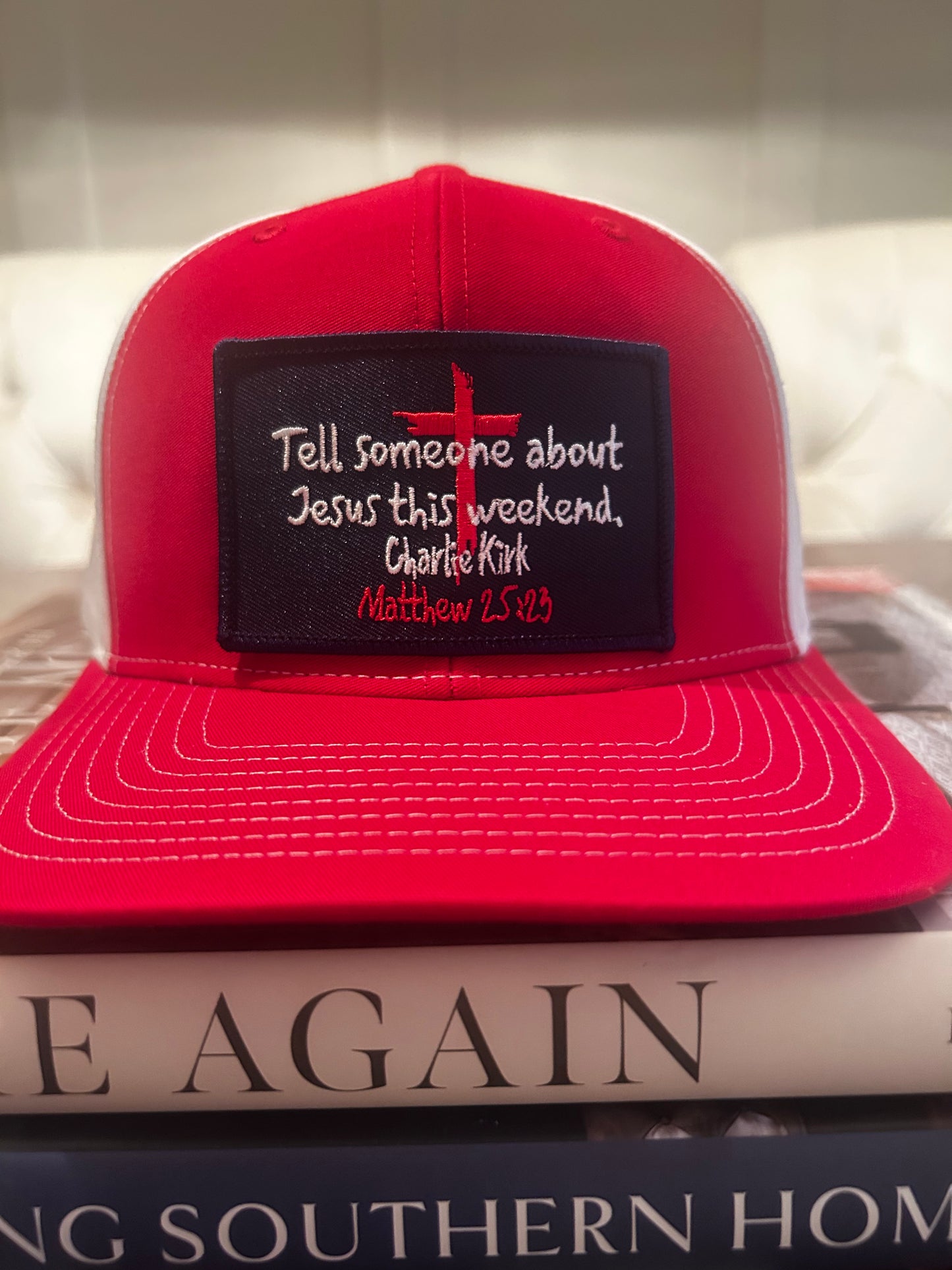 Tell Someone About Jesus This Weekend - Matthew 25:23 (RED)