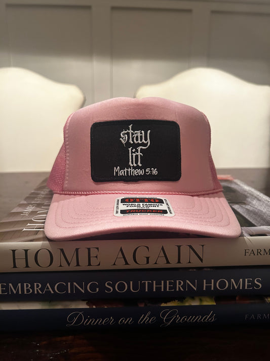 Stay Lit Trucker Hat -Matthew 5:16