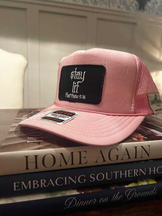Stay Lit Trucker Hat -Matthew 5:16